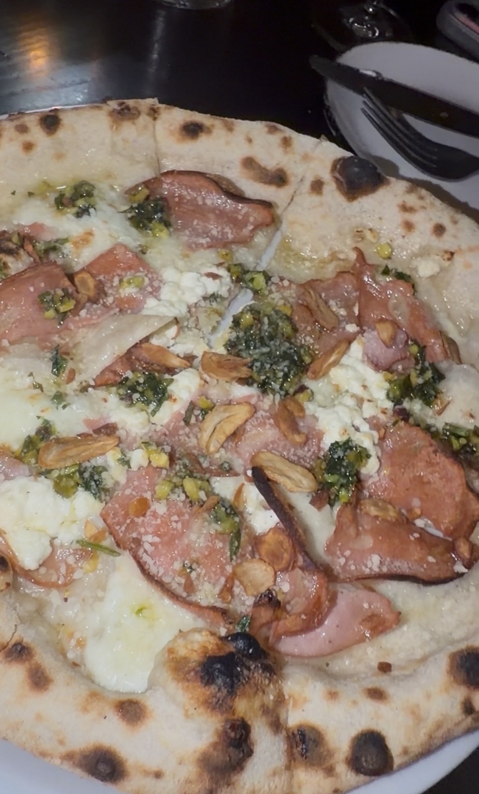 Sam's order: Il Re Di Bologna pizza, Culaccino