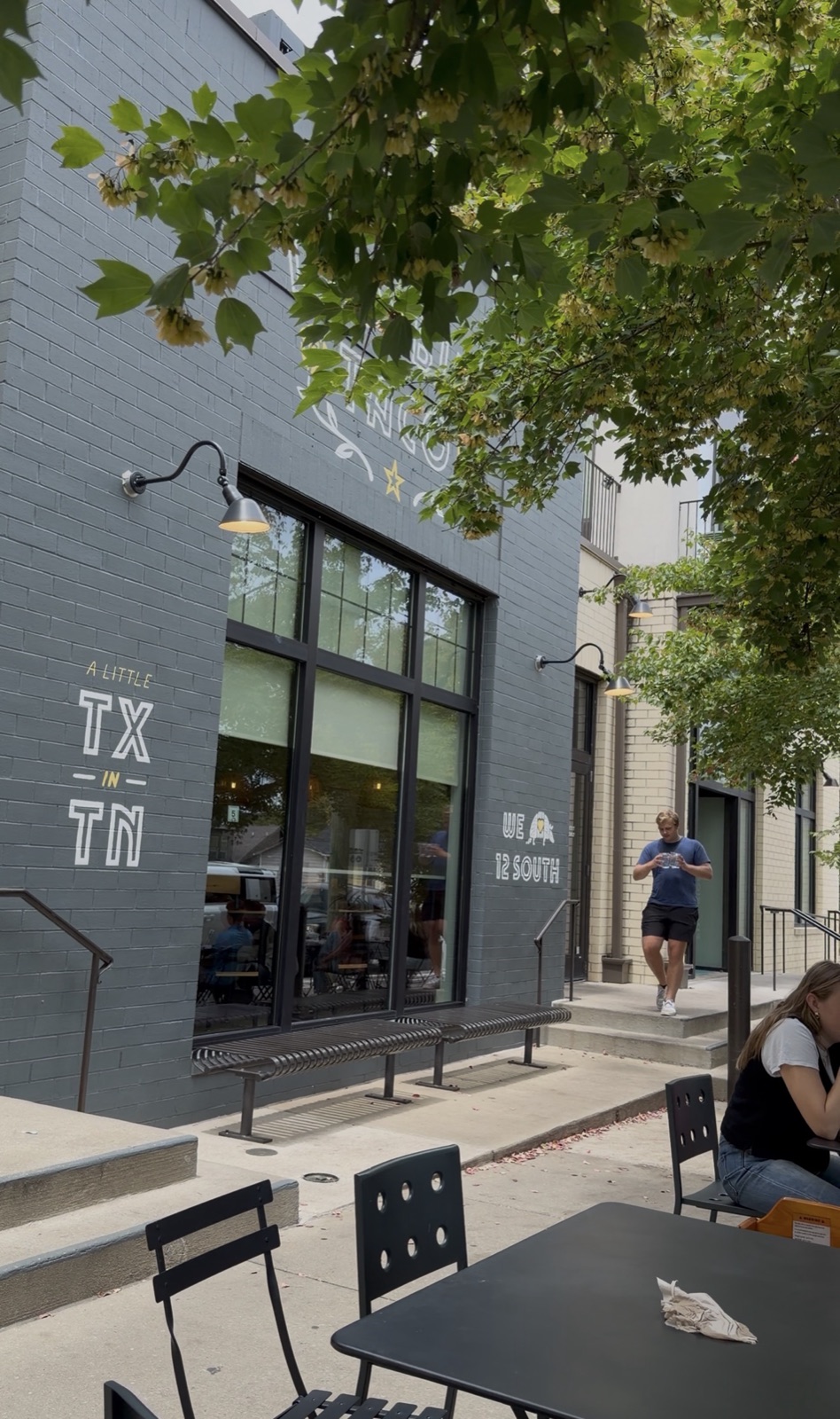Ladybird Taco storefront mural, 12 South, Nashville