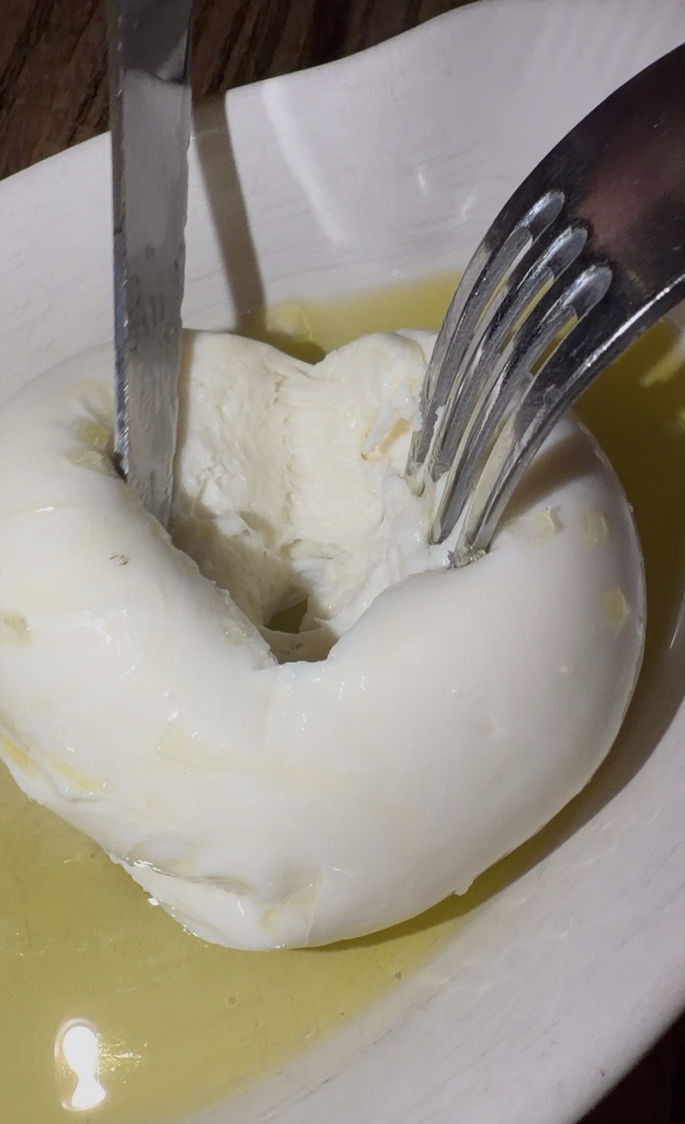 Sam's order: Mozzarella Caprese, Pelato